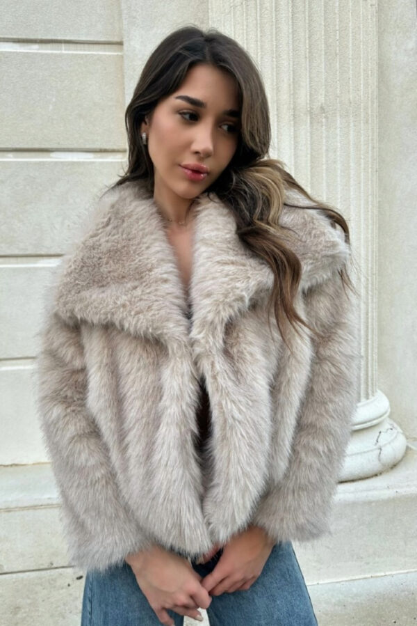 Faux Fur Jacket - Image 6