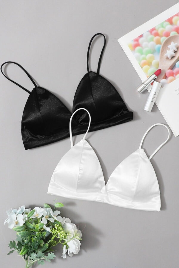 1pc Satin Bralette