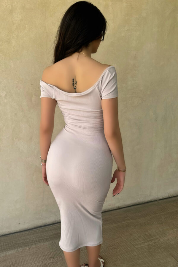 Rib Knit Dress - Image 6