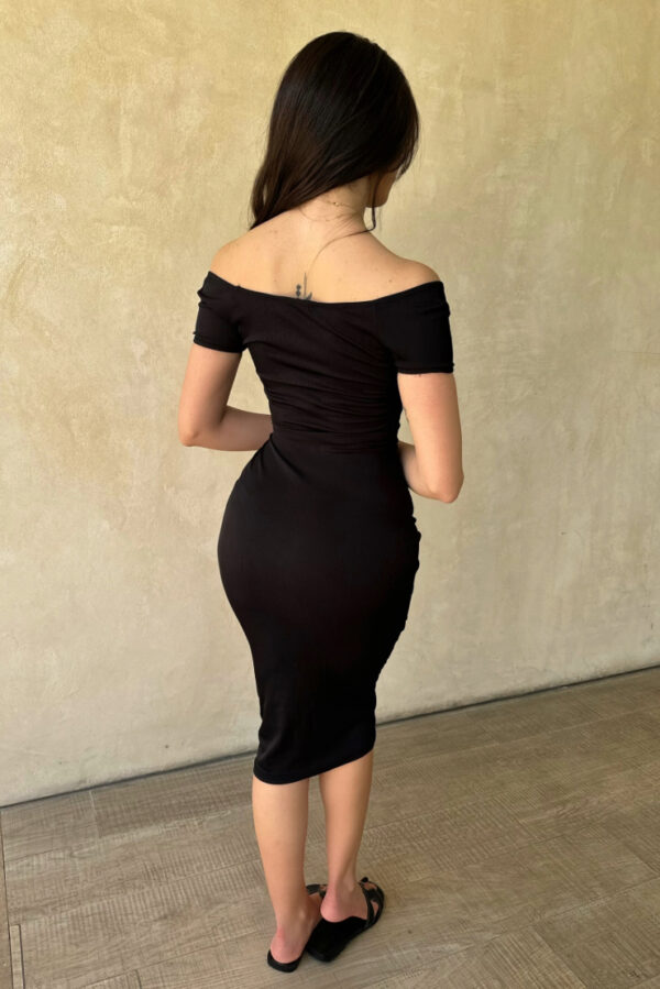 Rib Knit Dress - Image 2