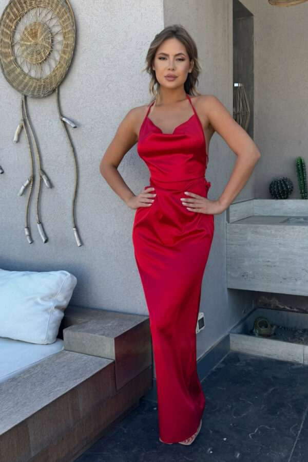Satin Dress - Image 5