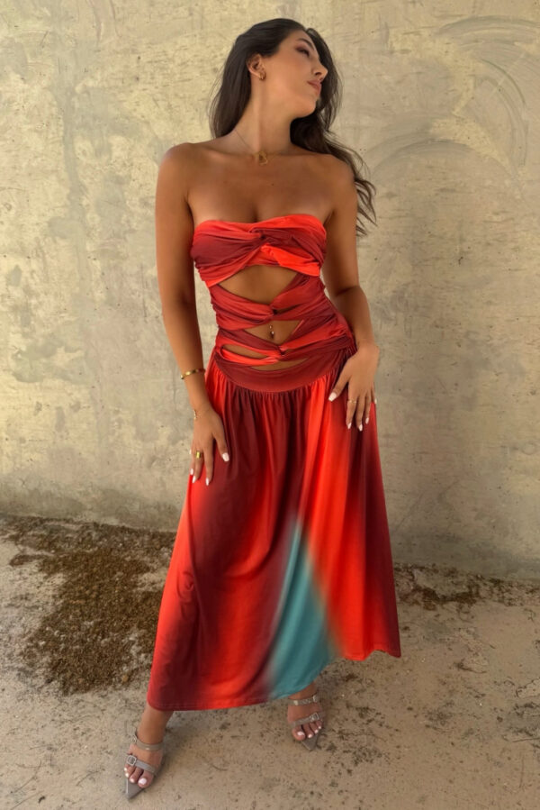 Ombre Cut Out Dress - Image 3