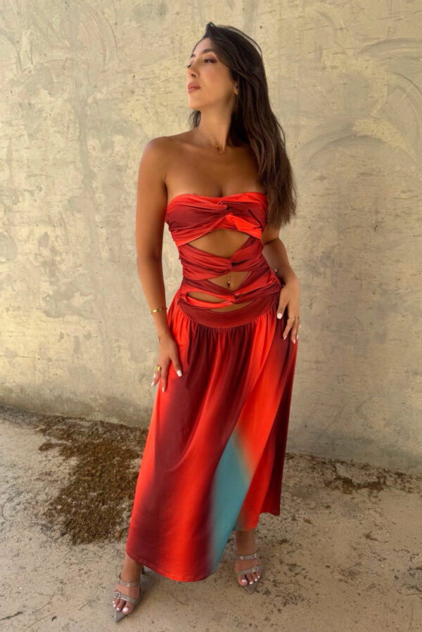 Ombre Cut Out Dress - Image 5