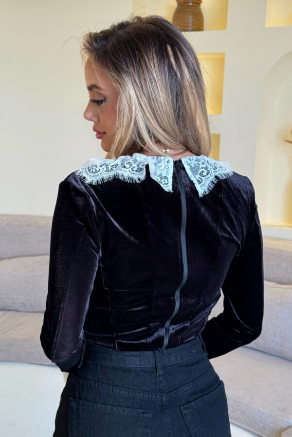 Velvet And Lace Top - Image 2
